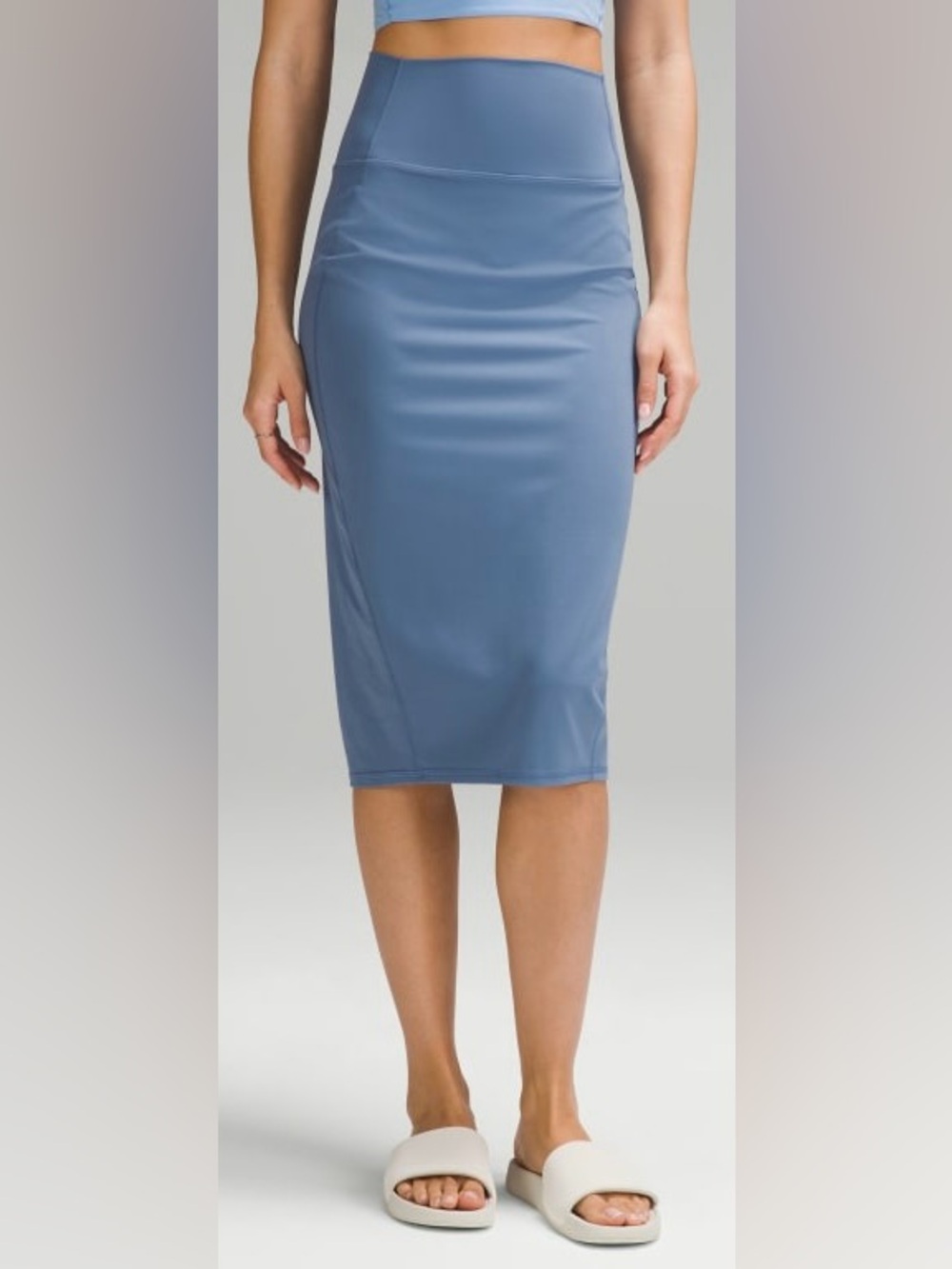 Lululemon Nulu Slim-Fit High-Rise Skirt Oasis Blue 8